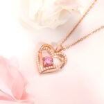 Embrace Two Hearts United – Dual Birthstone Necklace to Celebrate Your Love Story - Image 4