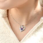 Embrace Two Hearts United – Dual Birthstone Necklace to Celebrate Your Love Story - Image 5
