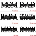 Hold Loved Ones Close – Custom Family Name Keychain – A Heartfelt Tribute for Mom - Image 11