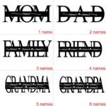 Hold Loved Ones Close – Custom Family Name Keychain – A Heartfelt Tribute for Mom - Image 10