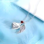 Hold Their Memory Close – Heart-Shaped Photo Urn Necklace – A Tender Tribute for Loved Ones - Image 3
