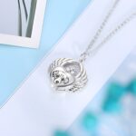 Carry Their Memory Close – Heart-Shaped Photo Urn Necklace – A Loving Tribute for Cherished Souls - Image 3