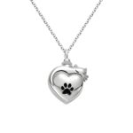 Heart-shaped urn necklace for cherished remembrance