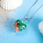 Embrace Ocean Whispers – Heart Pendant Necklace – For the One Who Holds Your Heart - Image 3