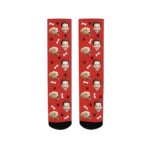 Step Into Memories – Custom Photo Crew Socks – For Him & Her to Wear with Heart - Image 5