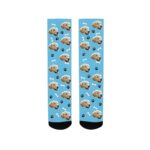 Custom photo crew socks for heartfelt memories