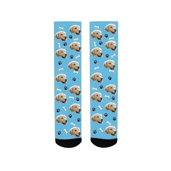 Custom photo crew socks for heartfelt memories