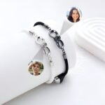 Embrace Eternal Connection – Custom Photo Projection Bracelets for Couples – A Timeless Token of Love - Image 2