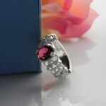 Embrace Eternal Love – Engraved Birthstone Mantilla Oval Name Ring – A Cherished Anniversary Treasure - Image 4