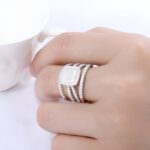 Embrace Your Story – Stackable Monogram Ring Set – A Timeless Treasure for Her - Image 4