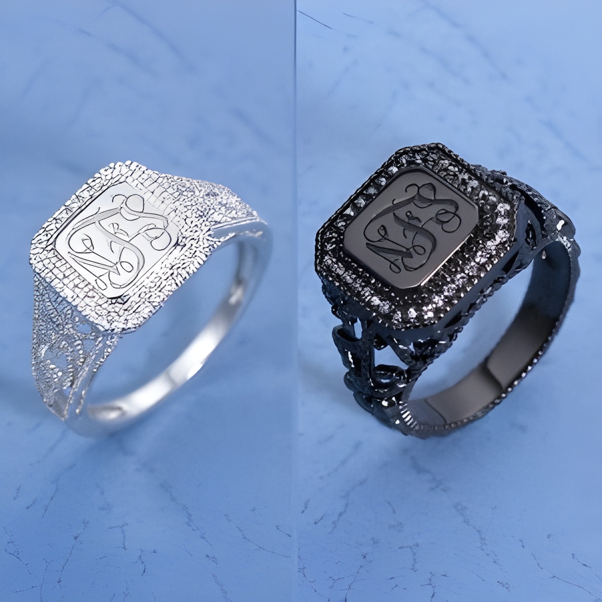 Personalized monogram ring gift for cherished moments