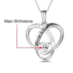 Embrace Eternal Love – Heart-Shaped Sterling Silver Necklace – A Cherished Token for Your Beloved - Image 2