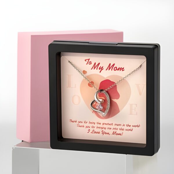 Birthstone name necklace for mom, a timeless treasure