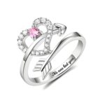 Cupid's Arrow Heart Ring symbolizing everlasting romance