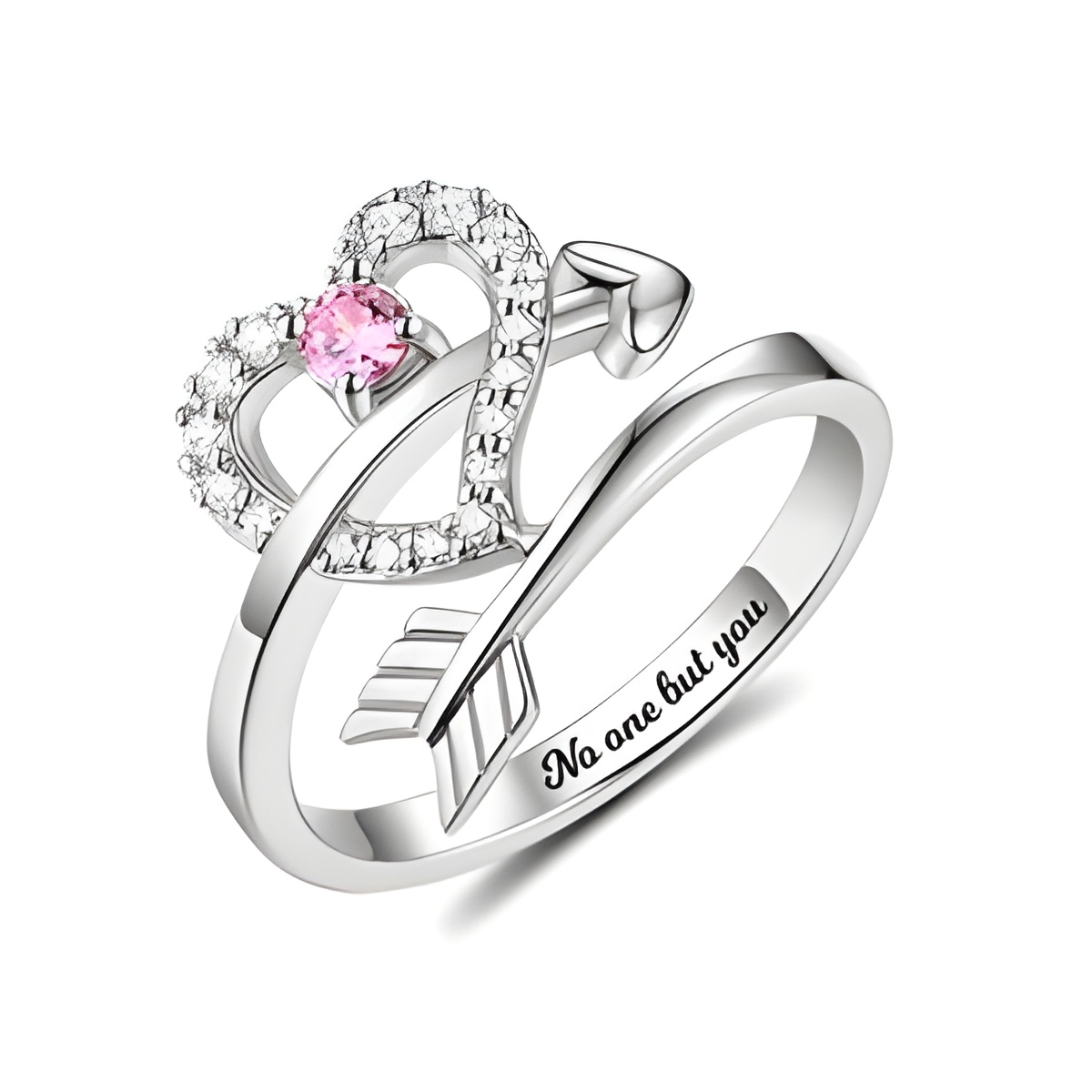 Cupid's Arrow Heart Ring symbolizing everlasting romance