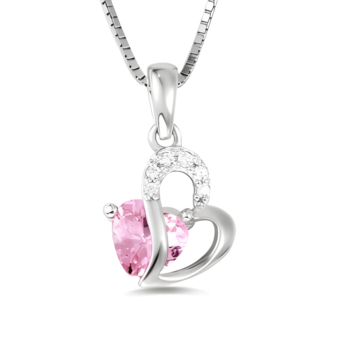 Open heart birthstone necklace for heartfelt moments