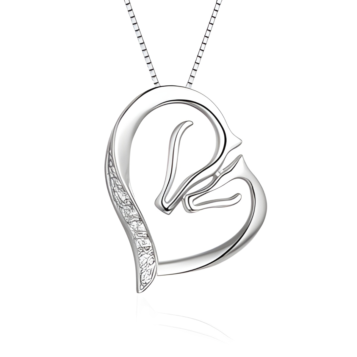 Sterling silver horse necklace for moms