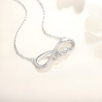 Embrace Endless Love – Infinity Birthstone Necklace for Mom’s Heartfelt Moments - Image 3