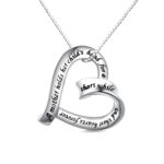 Mother's love heart necklace for cherished moments