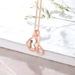 Embrace Endless Love – Engraved Infinity Heart Necklace – A Timeless Treasure for Her - Image 2