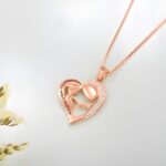 Embrace Eternal Bonds – Rose Gold Mother & Daughter Necklace – A Cherished Keepsake for Mom - Image 2