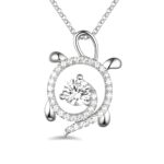 Sterling Silver Sea Turtle Necklace symbolizing love