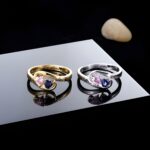 Embrace Eternal Bonds – Two Heart Birthstone Promise Ring – A Cherished Gift for Her - Image 3