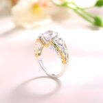 Embrace Blessings and Beauty – Angel Wing Gemstone Ring – For Her Cherished Moments - Image 4