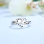 Embrace Love's Sparkle – Heart-Shaped CZ Ring – A Timeless Treasure for Her - Image 3