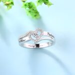 Embrace Your Heart’s Story – Engraved Sterling Silver CZ Ring – A Timeless Treasure for Loved Ones - Image 4
