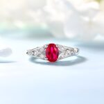 Embrace Nature's Grace – Oval Birthstone Vine Ring – A Timeless Treasure for Her - Image 3