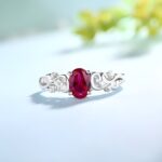Embrace Your Story – Oval Birthstone Vine Ring in Sterling Silver – A Cherished Keepsake for Loved Ones - Image 3