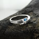 Celebrate Your Unique Bond – Two Birthstones Promise Ring – A Cherished Gift for Her - Image 7