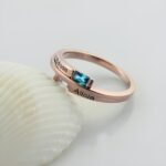 Celebrate Your Unique Bond – Two Birthstones Promise Ring – A Cherished Gift for Her - Image 9