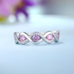 Embrace Eternal Love – Twist Band Birthstone Ring – A Cherished Keepsake for Her Special Moments - Image 3