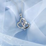 Embrace Your Bond – Double Heart Necklace with Names & Birthstones – A Cherished Keepsake for Loved Ones - Image 8
