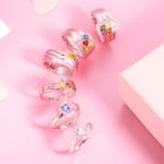 Embrace Your Loved Ones – Custom Square Birthstone Ring with Engraved Memories – A Cherished Keepsake for Mom or Grandma - Image 11