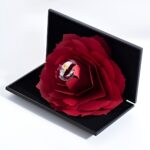 Embrace Eternal Love – Double Heart Birthstone Ring with Romantic Rose Box – For Cherished Moments Together - Image 6