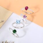 Embrace Your Story – Sterling Silver Birthstone Ring – A Timeless Treasure for Every Moment - Image 3