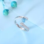Embrace Your Story – Heart-Shaped Birthstone Ring in Sterling Silver – A Cherished Treasure for Her - Image 4