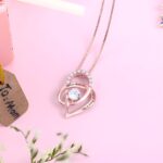 Embrace Love's Spark – Heart-Shaped Birthstone Necklace – A Tender Keepsake for Your Beloved - Image 5