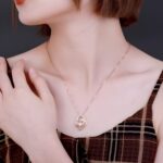 Embrace Love's Spark – Heart-Shaped Birthstone Necklace – A Tender Keepsake for Your Beloved - Image 6