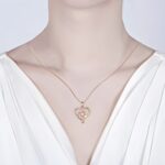 Embrace Her Heart – Sterling Silver Birthstone Necklace – A Timeless Token of Love - Image 3