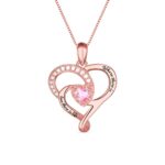 Personalized birthstone necklace for heartfelt connections
