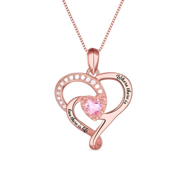 Personalized birthstone necklace for heartfelt connections