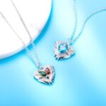 Embrace Eternal Protection – Angel Wings Birthstone Necklace – For Your Cherished Loved Ones - Image 4