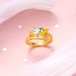 Embrace Your Love Story – Birthstone Heart Ring with Cupid’s Arrow – For Your Special Someone - Image 4