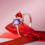 Embrace Everlasting Love – Two Birthstone Heart Ring – For Your Beloved This Valentine's Day - Image 5