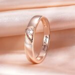 Embrace Eternal Love – Half Heart Couple Rings – A Symbol of Your Unique Bond - Image 3