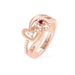 Embrace Eternal Love – Dual Hearts Interwoven Name Ring – A Timeless Promise for Your Beloved - Image 5